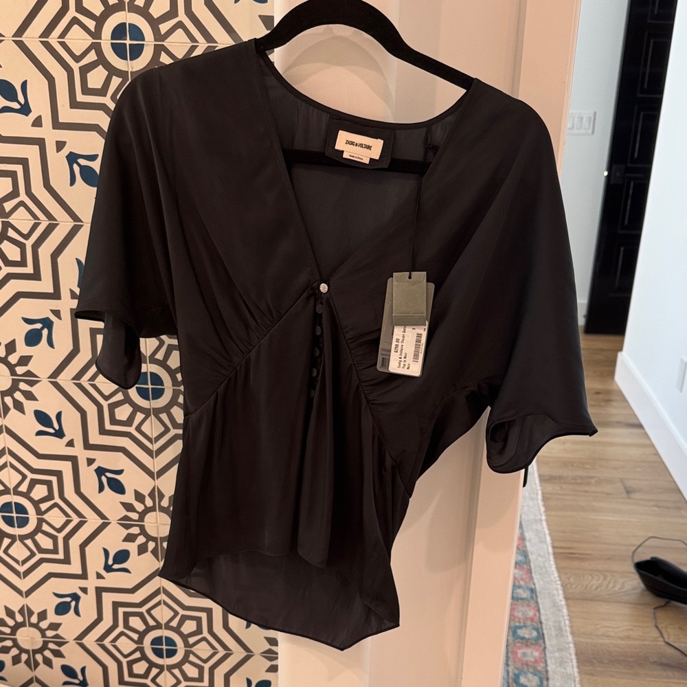 Zadig & Voltaire Black Blouse - Picture 3 of 4